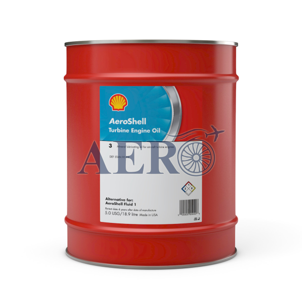 Aeroshell Turbıne Oıl 3 Def Stan 91-99 (Derd 2490) 1x5 Gallon (Pail)